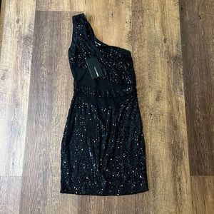 Black sequin dress NWT size S